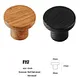 Red Oak Wood Knobs